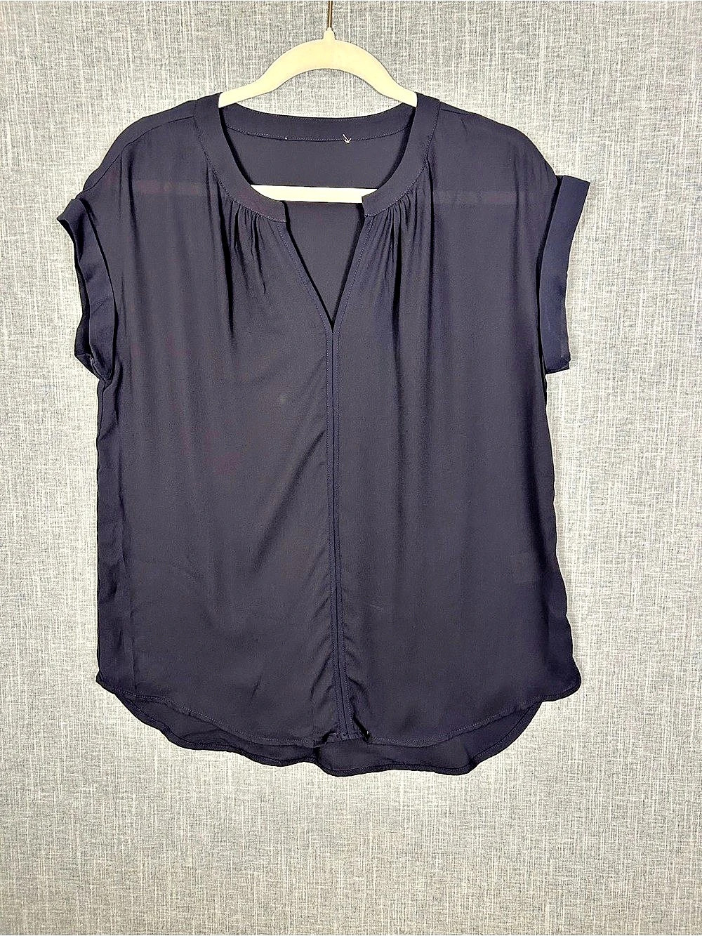 Black Short Sleeve Blouse